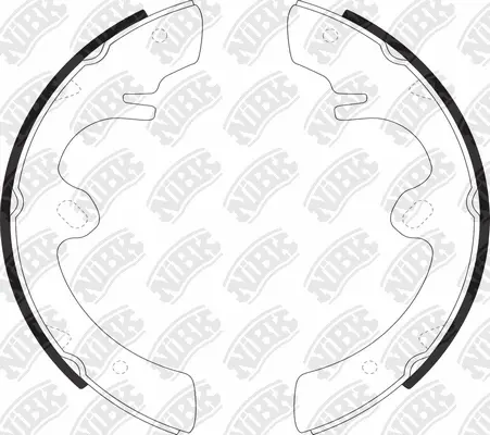 Brake Shoe Set (FN1105)