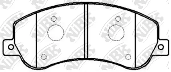 Brake Pad Set, disc brake (PN0444)