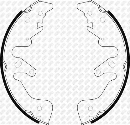 Brake Shoe Set (FN7757)