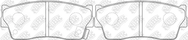 Brake Pad Set, disc brake (PN9298)