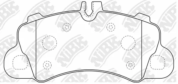 Brake Pad Set, disc brake (PN0863)