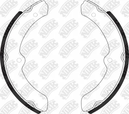 Brake Shoe Set (FN2266)