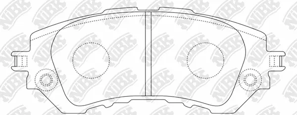 Brake Pad Set, disc brake (PN21004)