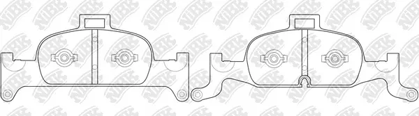 Brake Pad Set, disc brake (PN0728)