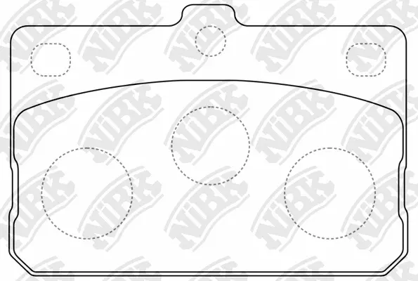 Brake Pad Set, disc brake (PN1014)