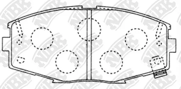Brake Pad Set, disc brake (PN1141)