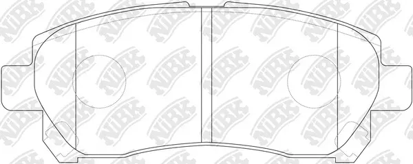 Brake Pad Set, disc brake (PN1832)