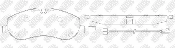 Brake Pad Set, disc brake (PN0667W)