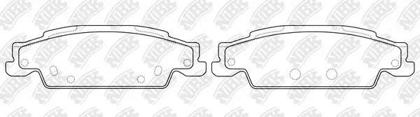Brake Pad Set, disc brake (PN51004)