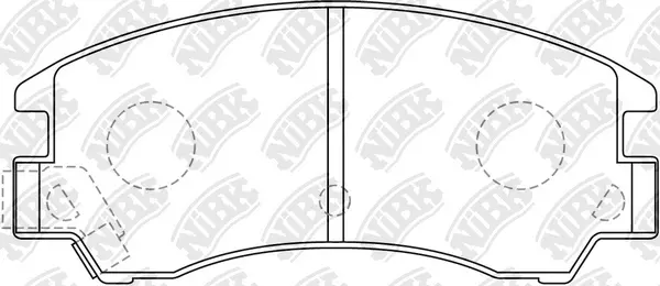 Brake Pad Set, disc brake (PN7153)