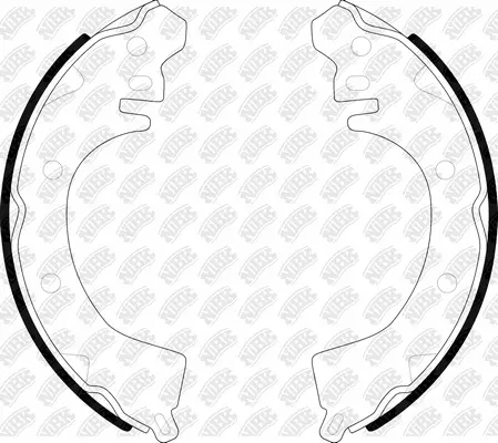 Brake Shoe Set (FN6669)