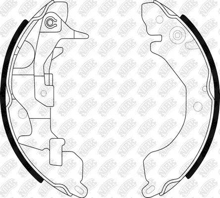 Brake Shoe Set (FN6674)