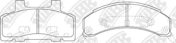 Brake Pad Set, disc brake (PN0312)
