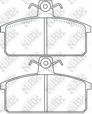 Brake Pad Set, disc brake (PN0245)