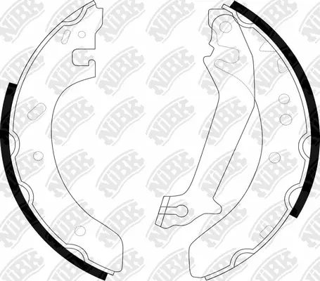 Brake Shoe Set (FN0553)