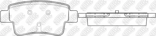 Brake Pad Set, disc brake (PN0481)