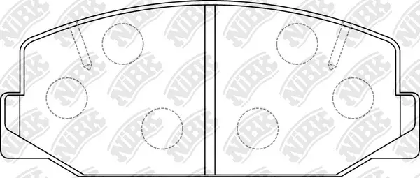 Brake Pad Set, disc brake (PN1056)