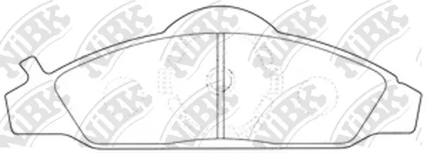 Brake Pad Set, disc brake (PN0145)