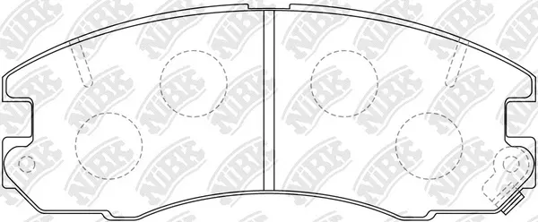 Brake Pad Set, disc brake (PN1184)