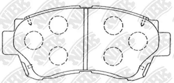Brake Pad Set, disc brake (PN1228)