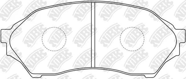 Brake Pad Set, disc brake (PN5425)