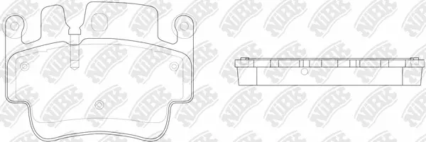 Brake Pad Set, disc brake (PN0823)