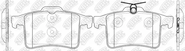 Brake Pad Set, disc brake (PN0722)