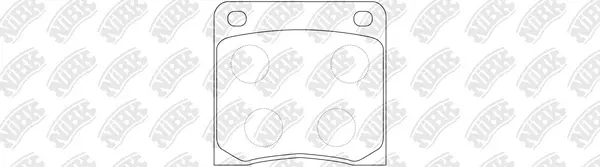 Brake Pad Set, disc brake (PN2038)