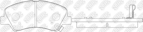 High Performance Brake Pad Set