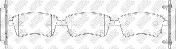 Brake Pad Set, disc brake (PN0703)