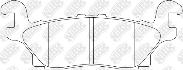 Brake Pad Set, disc brake (PN0499)
