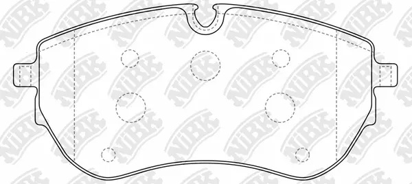 Brake Pad Set, disc brake (PN0737)