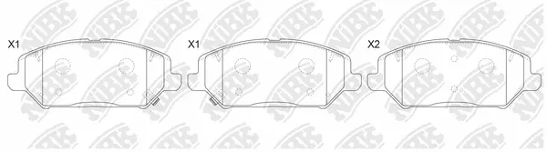 Brake Pad Set, disc brake (PN0796)