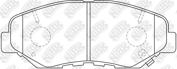 Brake Pad Set, disc brake (PN8485)