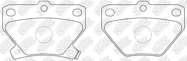 Brake Pad Set, disc brake (PN1454)