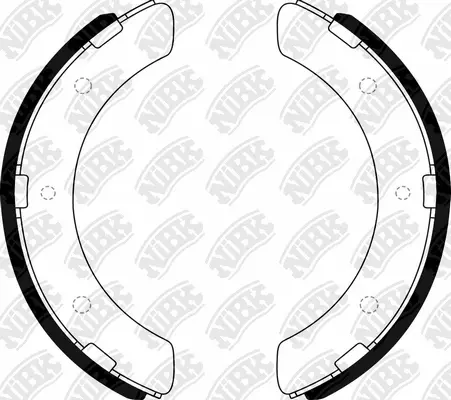Brake Shoe Set (FN6602)