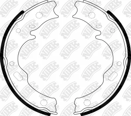 Brake Shoe Set, parking brake (FN4443)