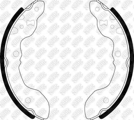 Brake Shoe Set (FN9937)