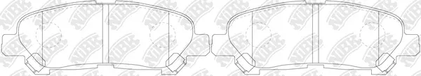Brake Pad Set, disc brake (PN1848)