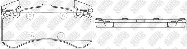Brake Pad Set, disc brake (PN33004W)