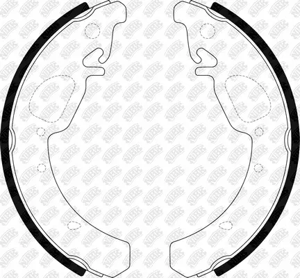 Brake Shoe Set (FN0670)