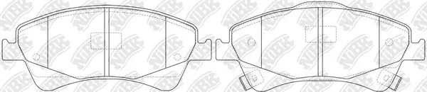 Brake Pad Set, disc brake (PN1837)