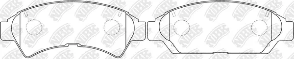 Brake Pad Set, disc brake (PN1259)