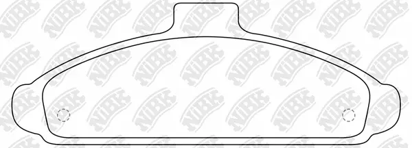 Brake Pad Set, disc brake (PN0738)