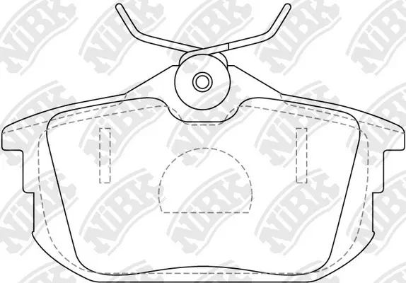 Brake Pad Set, disc brake (PN3593)