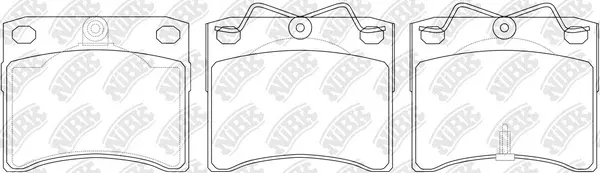 Brake Pad Set, disc brake (PN0278)