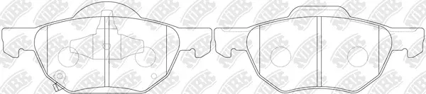 Brake Pad Set, disc brake (PN8125)