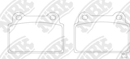 High Performance Brake Pad Set