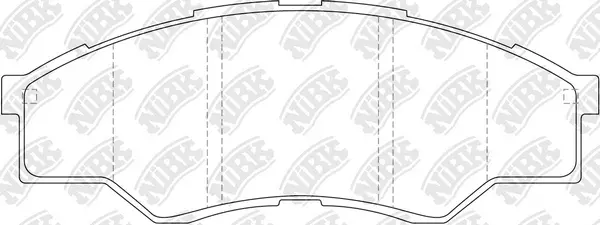 Brake Pad Set, disc brake (PN1801)