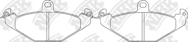 Brake Pad Set, disc brake (PN0282)